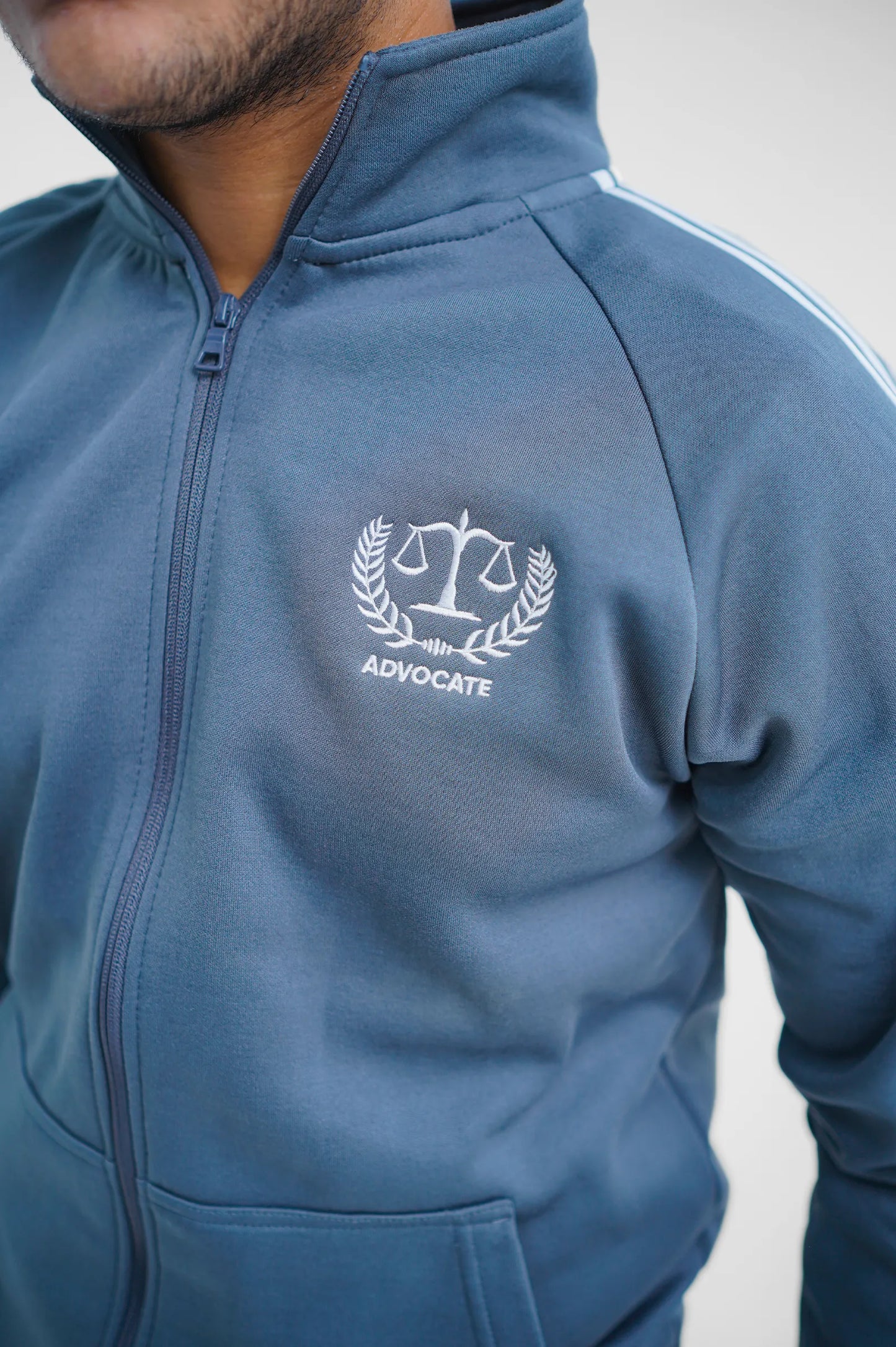 Grey Advocate Stand UP Couler Tracksuit